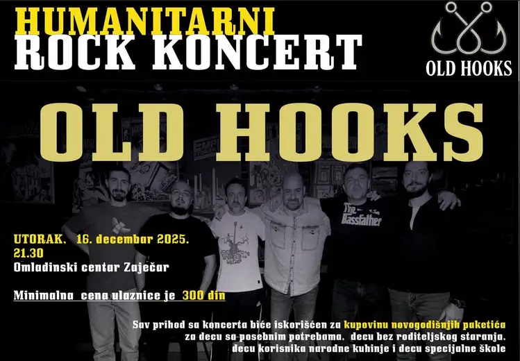 Old Hooks-Humanitarni koncert za paketiće!
