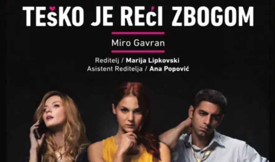 Teatar "Vihor" gostuje u Zaječaru sa predstavom "Teško je reći zbogom"