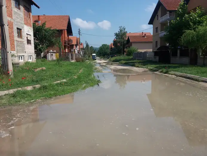 Kvar na vodovodnoj mreži u naselju Podliv