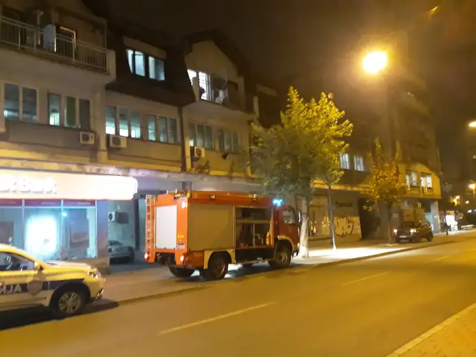 Požar u centru Zaječara (FOTO)