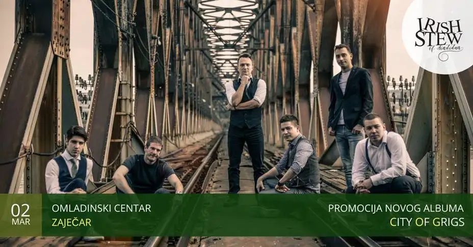 Beogradski sastav "Irish Stew" stiže u Zaječar!