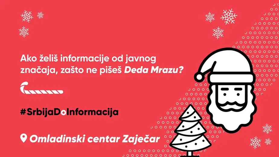 Dođi podrži Deda Mraza, izbori se za svoje pravo da znaš!