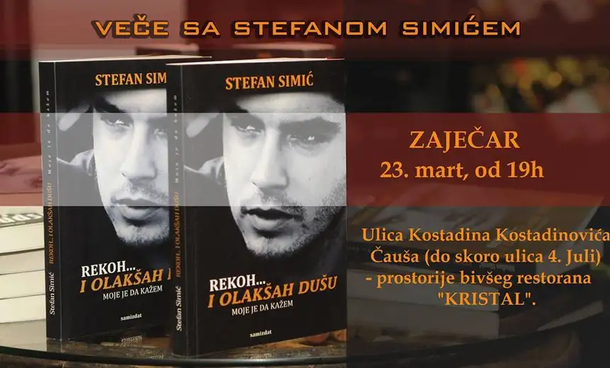 Veče sa Stefanom Simićem- "Teatar iskrenosti"