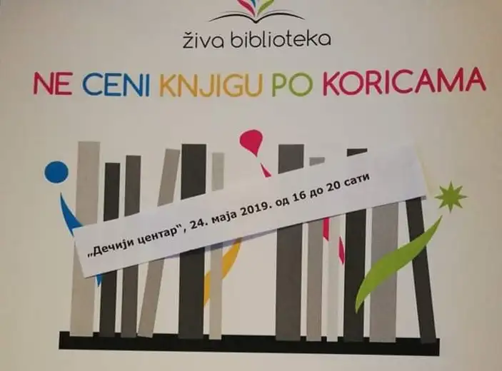 "Živa biblioteka-ne ceni knjigu po koricama", 24.maja u Dečijem centru