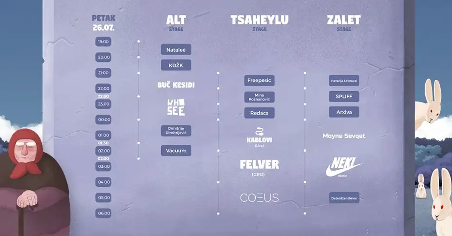 Muzički program Outhide festivala na Kraljevici