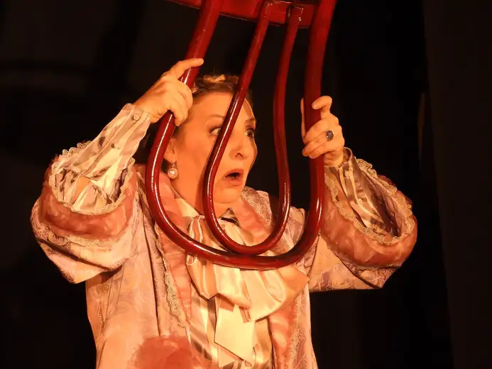 Monodramu ,,Razvojni put Živke ministarke”, glumica Nataša Petrović odigrala u Centru za kulturu u Kotlujevcu