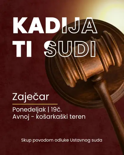 Zaječarci u blokadi pozivaju građane na okupljanje u ponedeljak povodom odluke Ustavnog suda