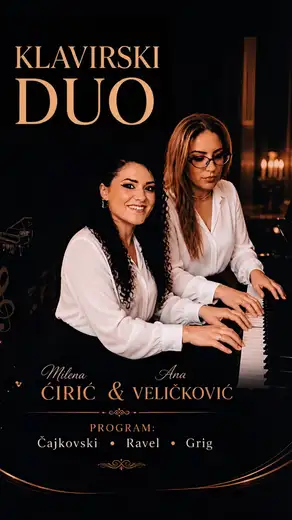 Koncert dva pijanistička dua večeras na „Zaječarskom muzičkom proleću”