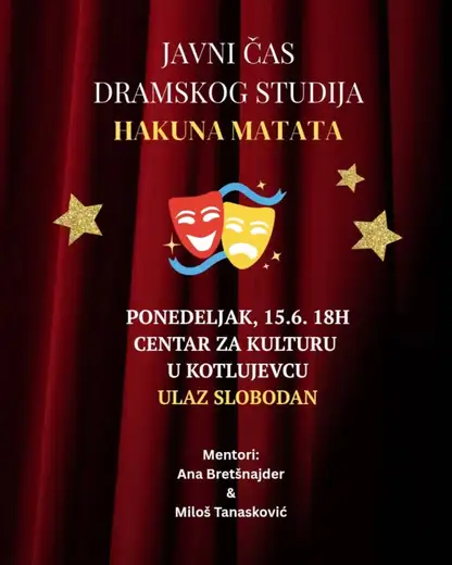Javni čas Dramskog studija HAKUNA MATATA