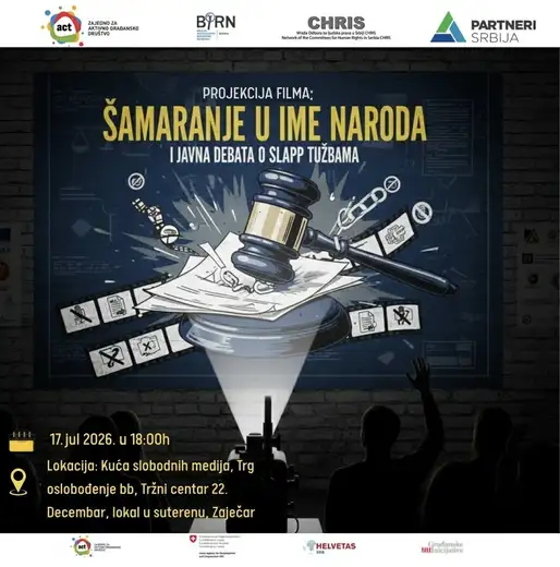 Projekcija filma i javna debata u Zaječaru: „Šamaranje u ime naroda“