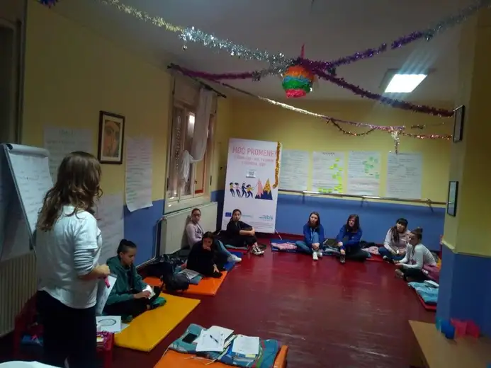 Kurs "Moć promene" u Dečijem Centru
