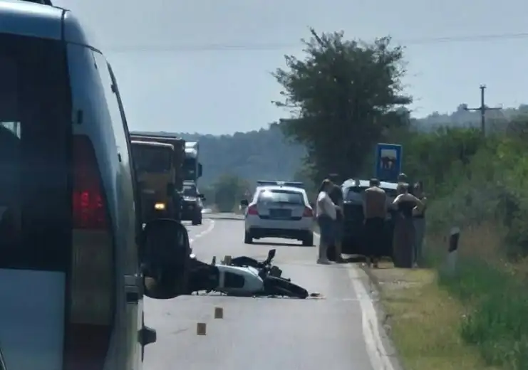 Motociklista pao na putu između Zaječara i skretanja za Grljan