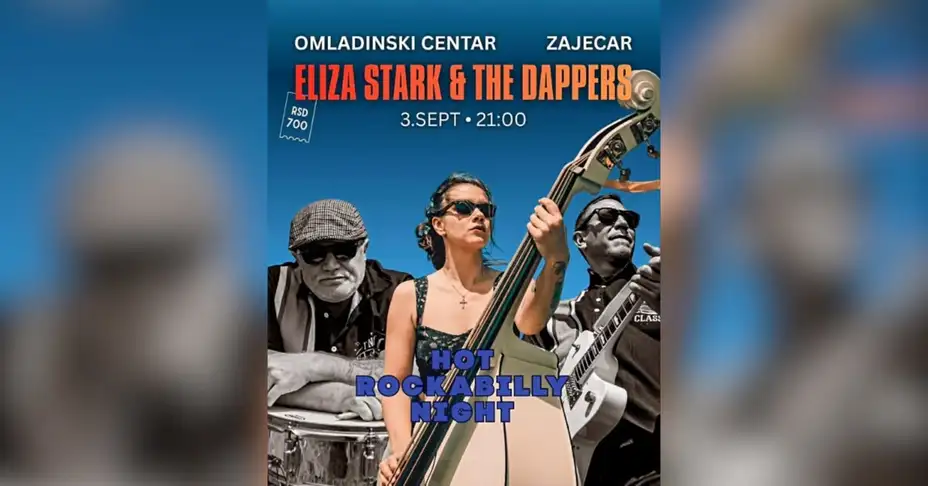 Eliza Stark & The Dappers u Omladinskom centru