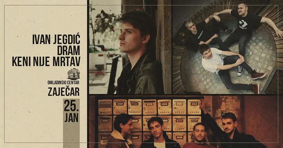 Keni nije mrtav, Dram i Ivan Jegdić u Omladinskom centru