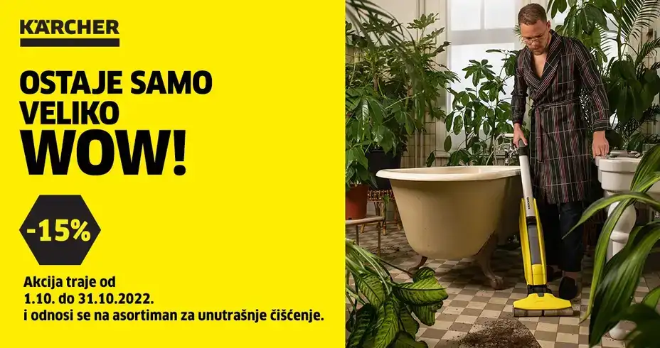 Kärcher aparati - pravi snagatori čišćenja na popustu