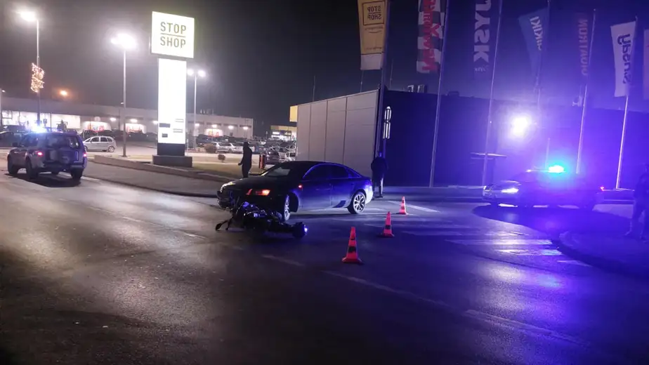 Saobraćajna nezgoda u Čupićevoj ulici: oboren motociklista