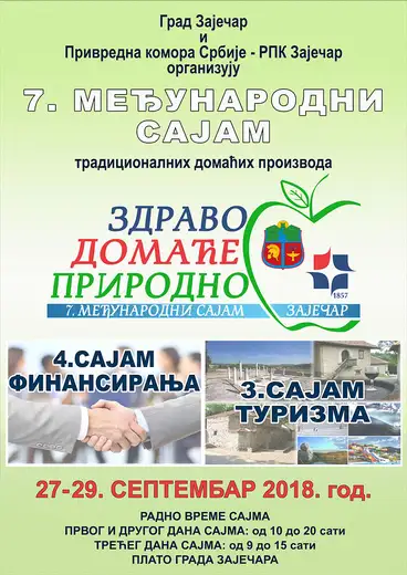 Sajam "Zdravo, domaće, prirodno" okupiće izlagače iz celog regiona po sedmi put!