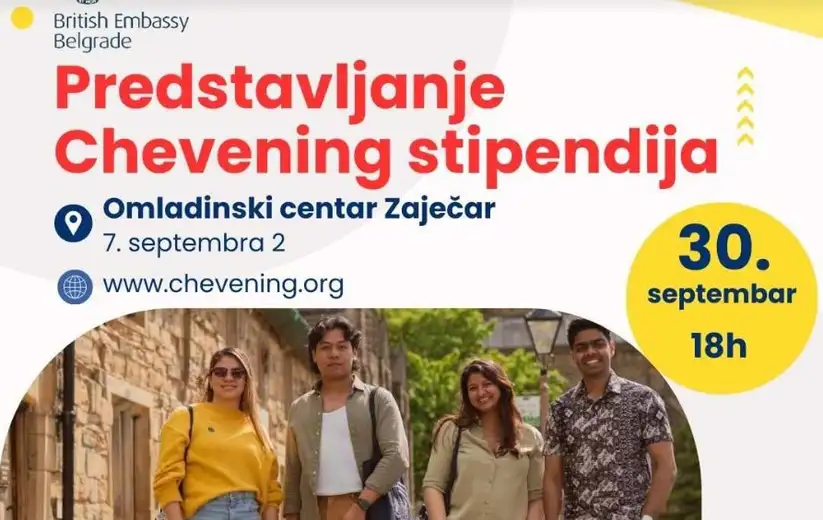 Predstavljanje Chevening stipendija u Zaječaru