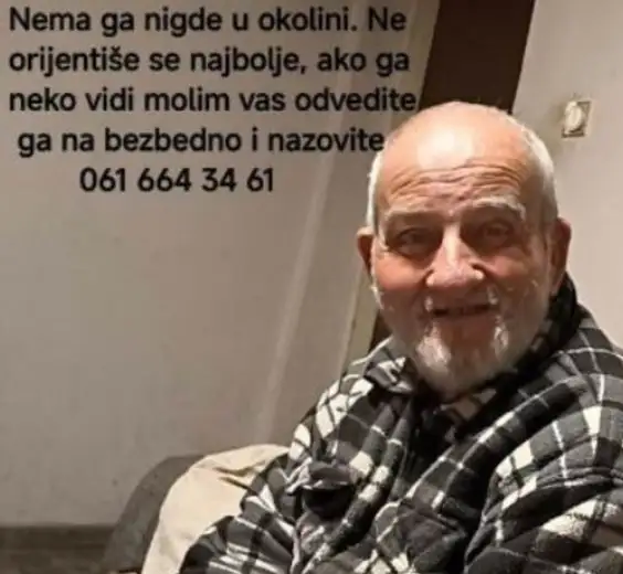 APEL: Nestao stariji muškarac u Šarbanovcu kod Bora