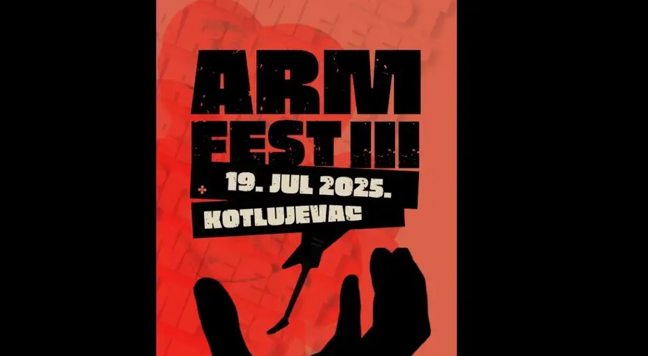 ARMfest 2025. 19. jula na platou Doma kulture Kotlujevac u Zaječaru