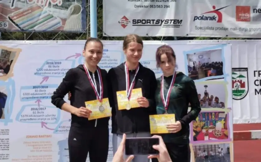 Dve medalje i peto mesto na Državnom prvenstvu za zaječarske atletičare