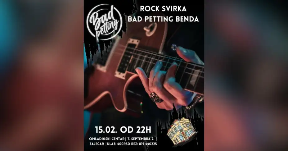 Bad Petting prvi put u Omladinskom centru