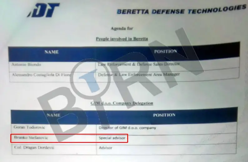 Otac ministra na službenom putu sa vrhom srpske policije