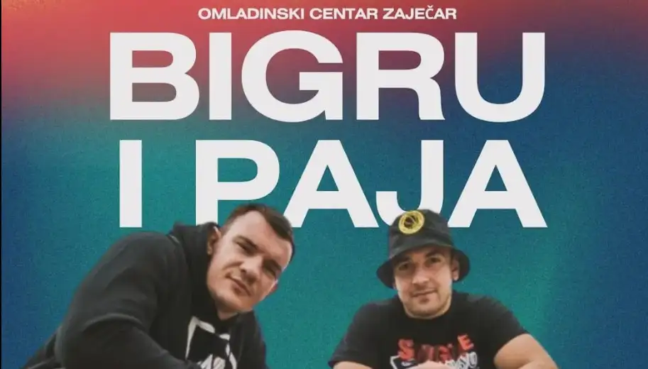 "Stižu nam Bigru i Paja na još jedan zaječarski đir": Subota 22. jun - Omladinski centar