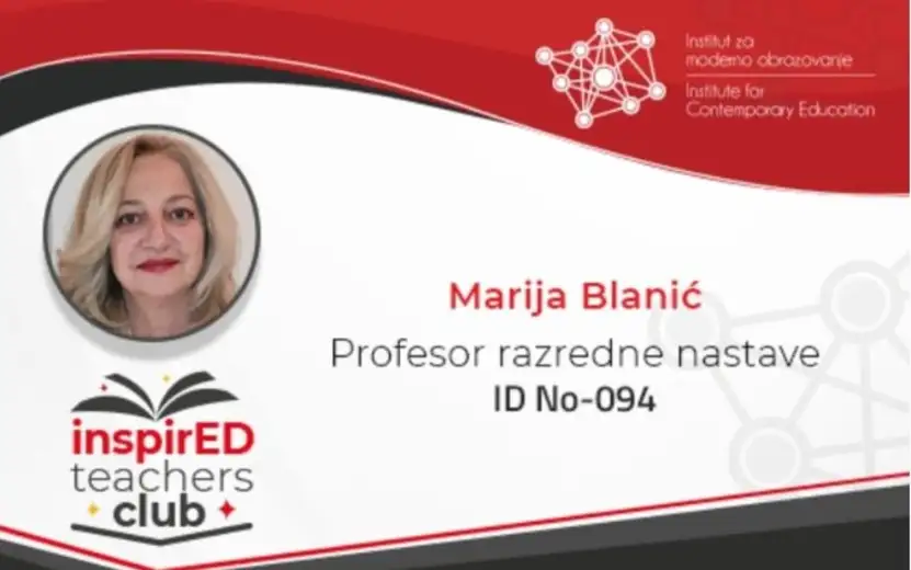 Učiteljica Marija Blanić svojim angažovanjem postala je članica InspirED Teacher Club