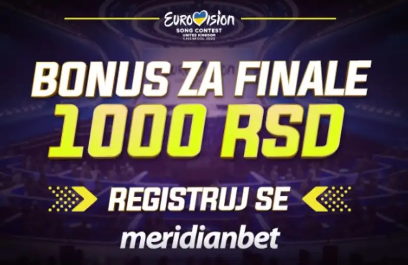 SVE JE SPREMNO ZA MUZIČKI SPEKTAKL: Meridian časti 1.000 RSD za evrovizijski tiket!