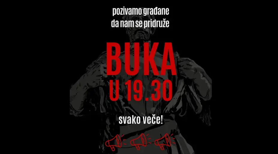 Zaječarci u blokadi pozivaju građane da se svake večeri pravi buka od 19:30: "umesto dnevnika slušaćete "građanski zvučni top""