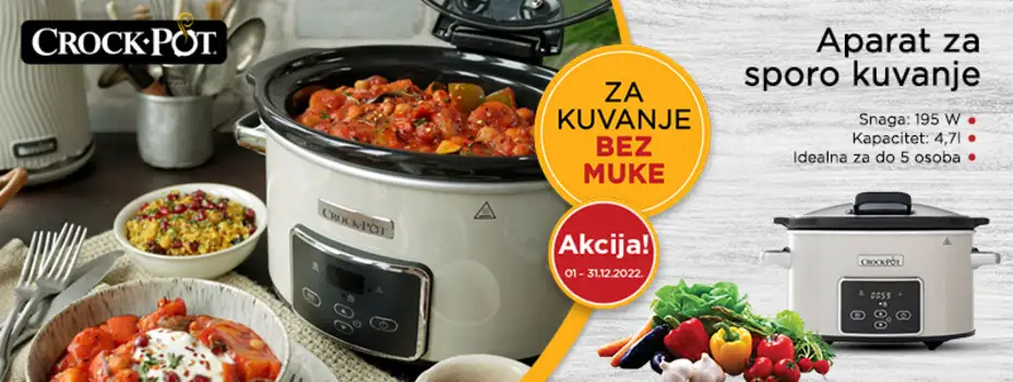 Kuvanje bez muka - SLOW COOKER/CROCK POT