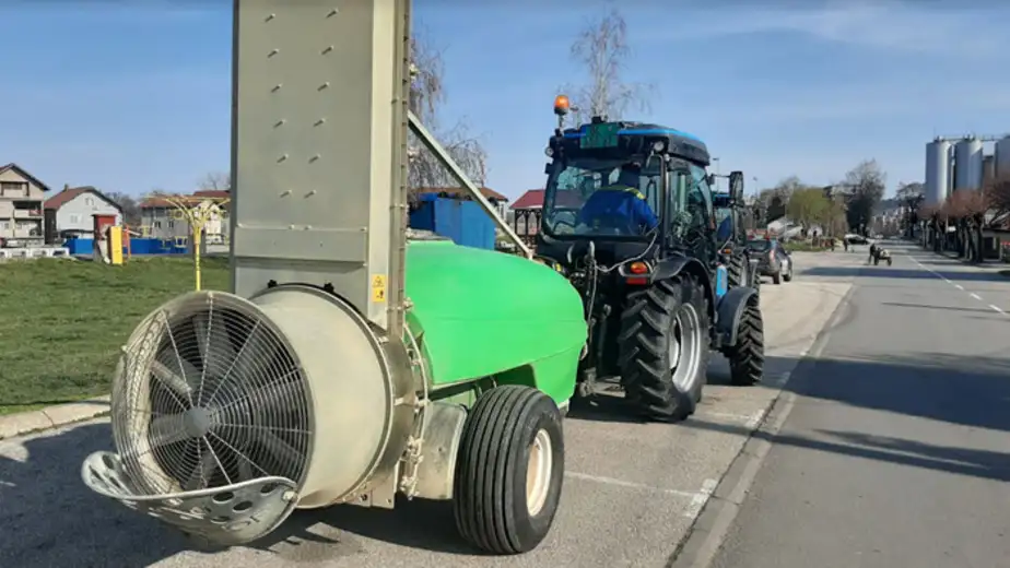Nastavlja se dezinfekcija seoskih ulica