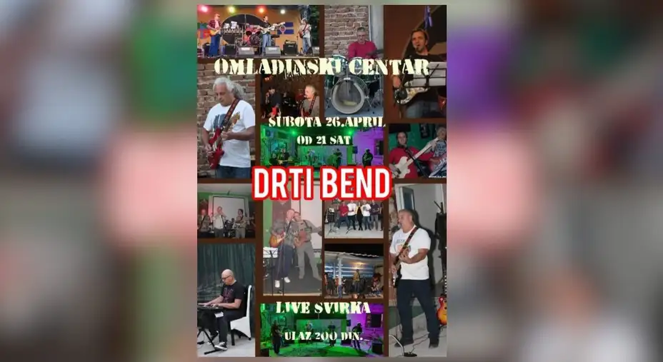 DRTI BAND u Omladinskom centru