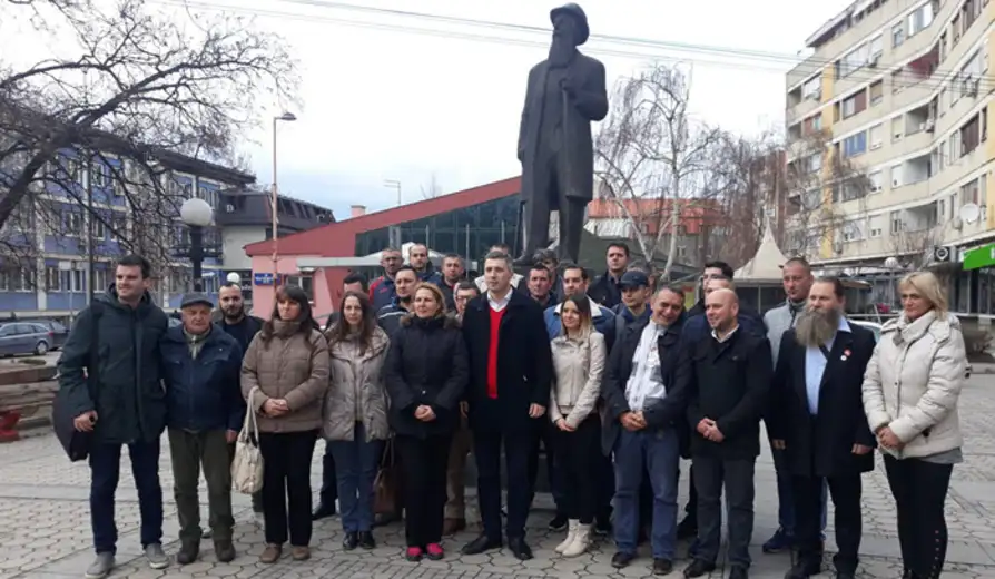 Boško Obradović lider pokreta "Dveri" juče 12. marta, posetio je Istočnu Srbiju (FOTO+VIDEO)