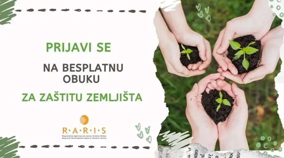 RARIS poziva sve zainteresovane da se prijave za besplatnu dvodnevnu obuku za zaštitu zemljišta