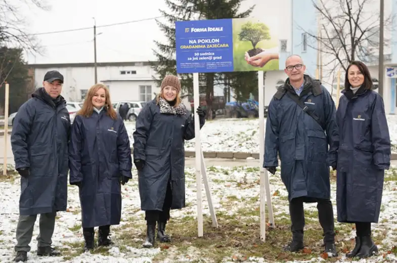Forma Ideale podržava očuvanje prirode – 50 sadnica kao poklon za zeleniji Zaječar