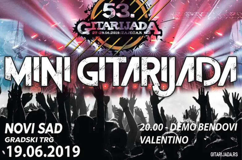 Mini Gitarijada - Novi Sad 19.juna nastupaju demo bendovi i grupa Valentino