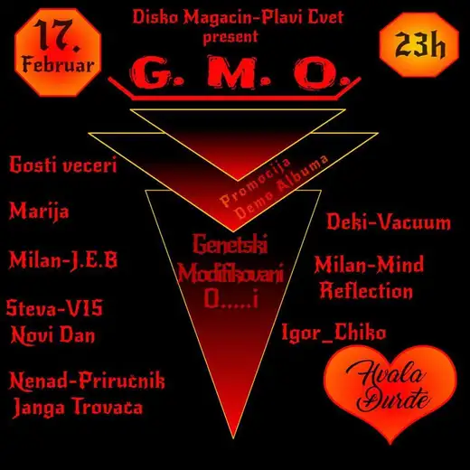 Disko Magacin: Promocija demo albuma sastava G.M.O