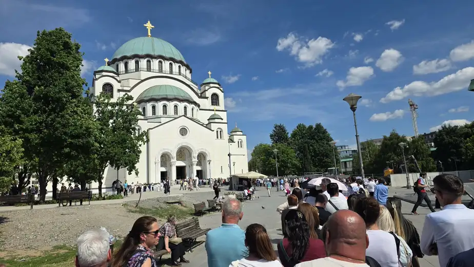 Pojas Presvete Bogorodice duže ostaje u hramu Svetog Save, do 1. juna
