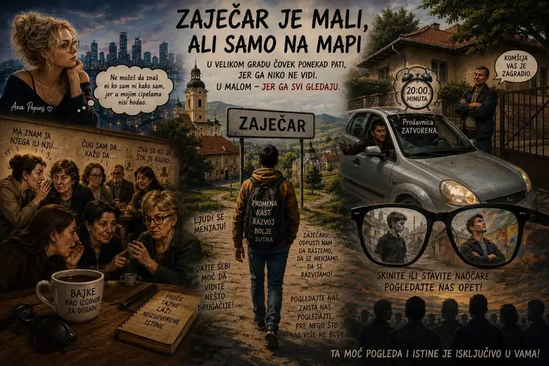 Zaječar je mali, ali samo na mapi