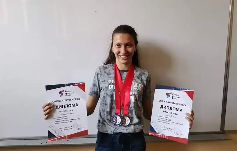 Iva Maletić osvojila zlato na Prvenstvu Srbije u atletici: Plasirala se na juniorsko Svetsko prvenstvo u Keniji