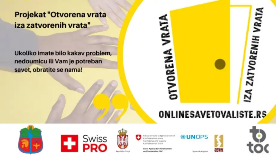 Startovao Projеkat „Otvorеna vrata iza zatvorеnih vrata“: Počеlo sa radom online savеtovalištе