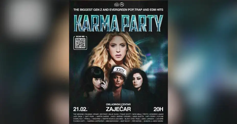 Karma party u Omladinskom centru
