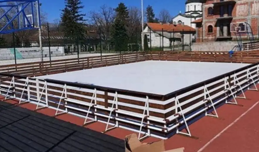 Niklo klizalište u Sokobanji usred vanrednog stanja