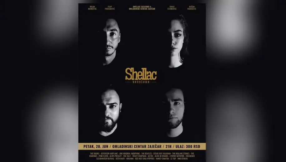 Shellac Sessions po prvi put u Omladinskom centru Zaječar!