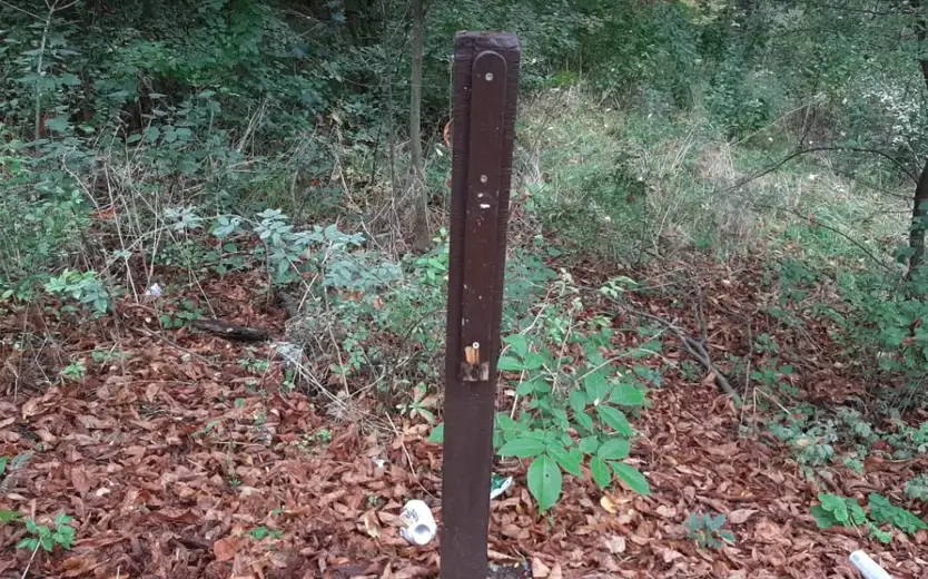 Od korpi za otpatke ostali samo stubići