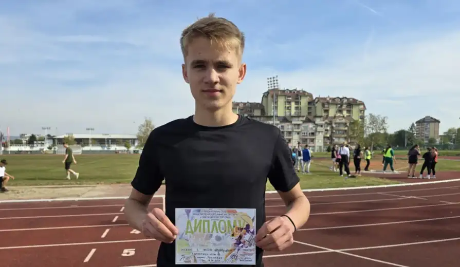 Vukašin Korićanac zauzeo je 3. mesto na 400 m u konkurenciji omladinaca