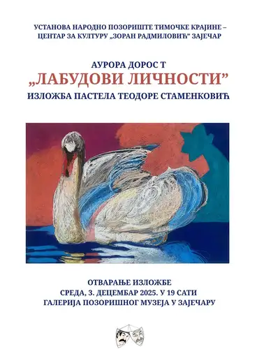 Izložbe pastela Aurore Doros T pod nazivom ,,Labudovi ličnosti" u Pozorišnom muzeju