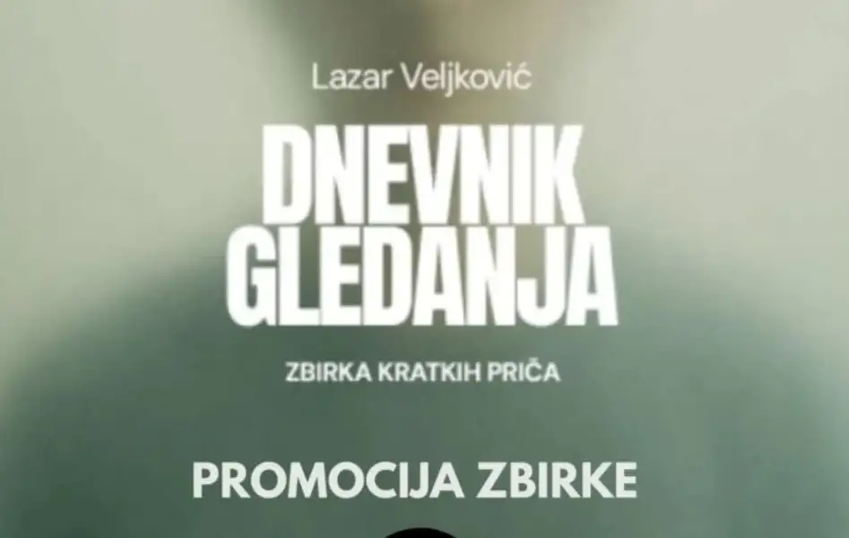 Omladinski centar: Promocija prve zbirke kratkih priča autora iz Zaječara Lazara Veljkovića